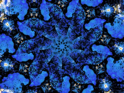 Spiral Kaleidoscope Background