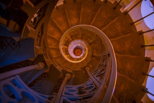 spiral staircase  tower  fairy tales