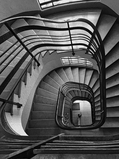 spiral staircase  stairs  architecture