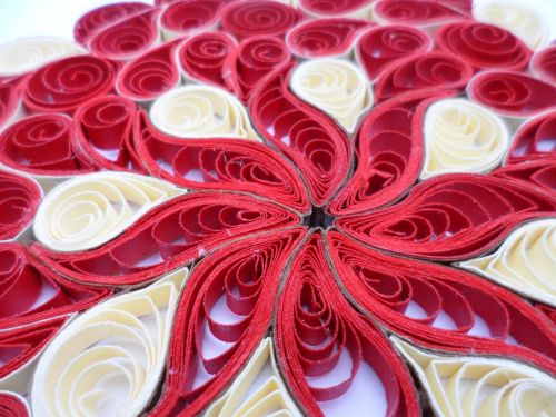spirals symmetry red