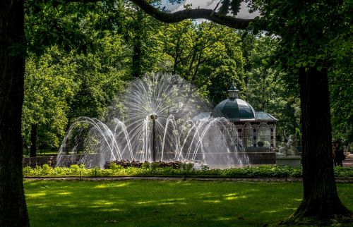 spirngbrunnen water sun