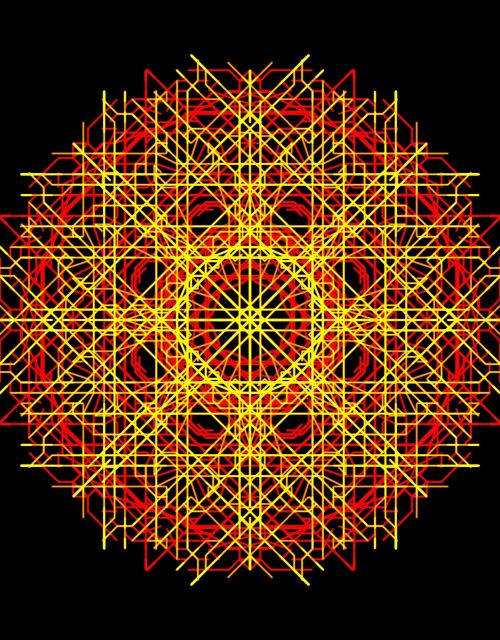 spirograph colors cheerfulness