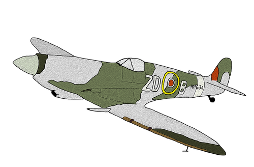 spitfire  plane  ww2