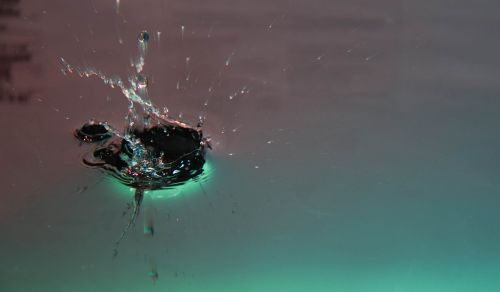 splash water droplet