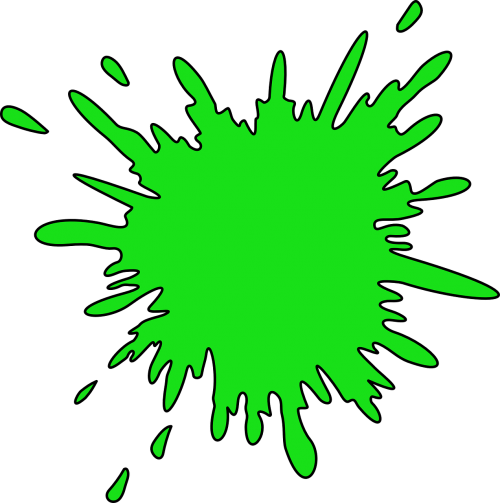 splat green mess