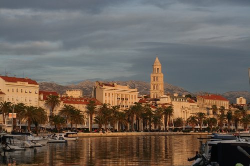split  croatia  port