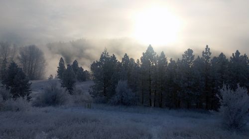 spokane river river winter