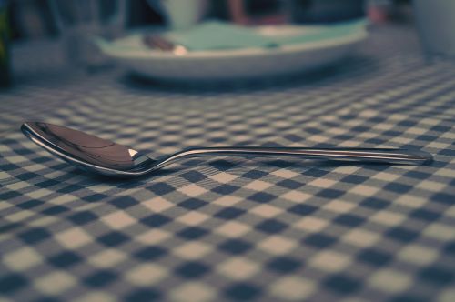 spoon cutlery table