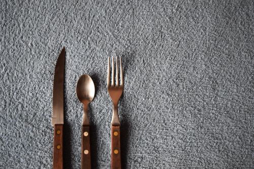 spoon fork knife