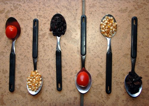 spoons tomatoes ingredients