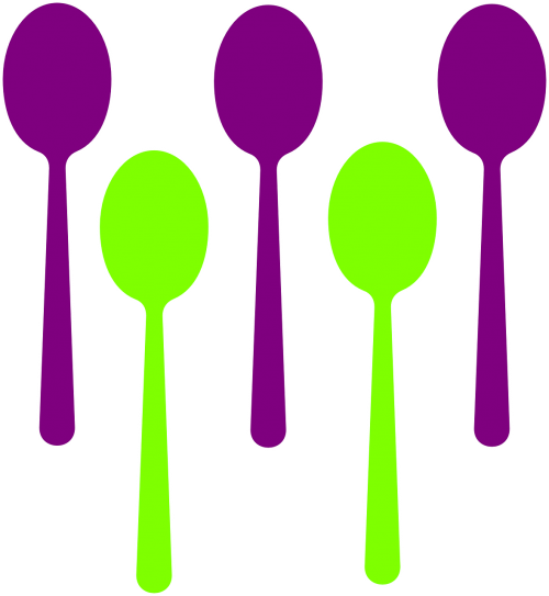 spoons cutlery eating