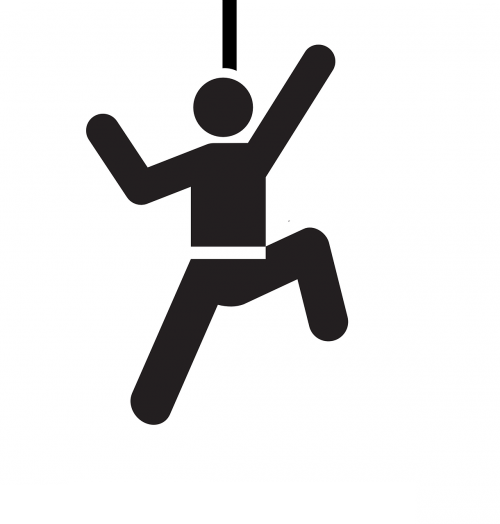 sport climbing pictogram