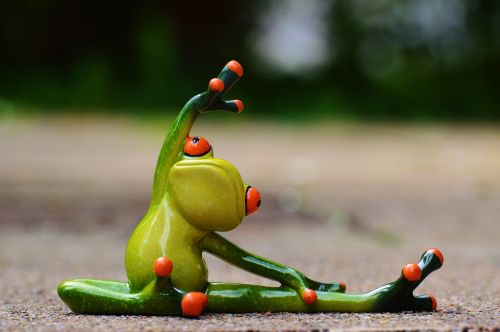 sport gymnastics frog