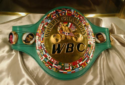 sport history world boxing council championship belt