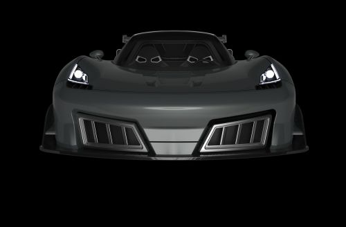 sports car 3d model