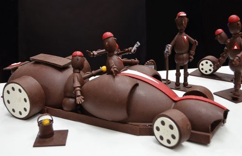 sports car chocolate easter