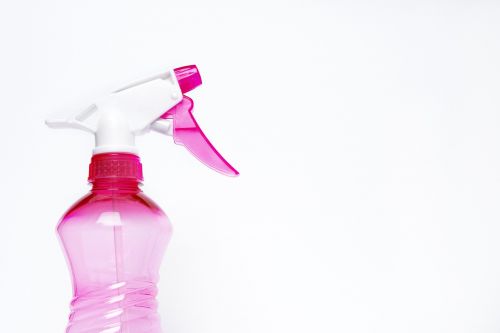spray bottle cleaning supplies chores