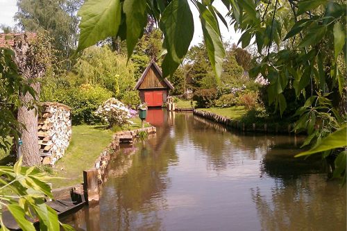 spreewald river boat house