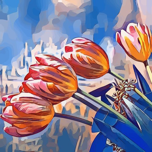 spring  tulips  flowers