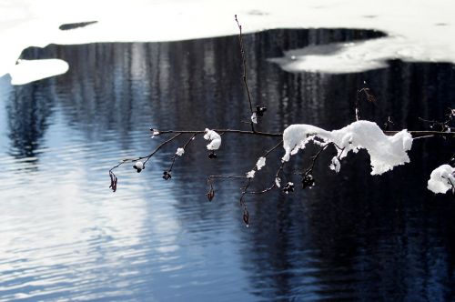 spring snow melting