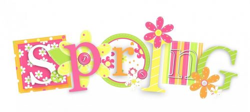 spring text word