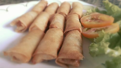 spring rolls food vietnam