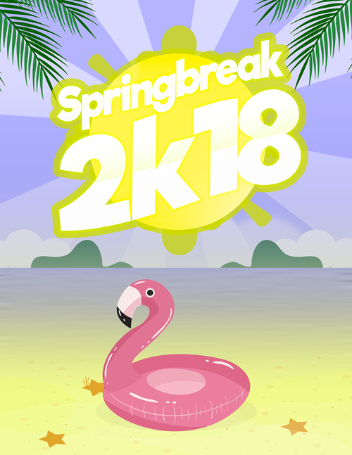 springbreak  summer  beach