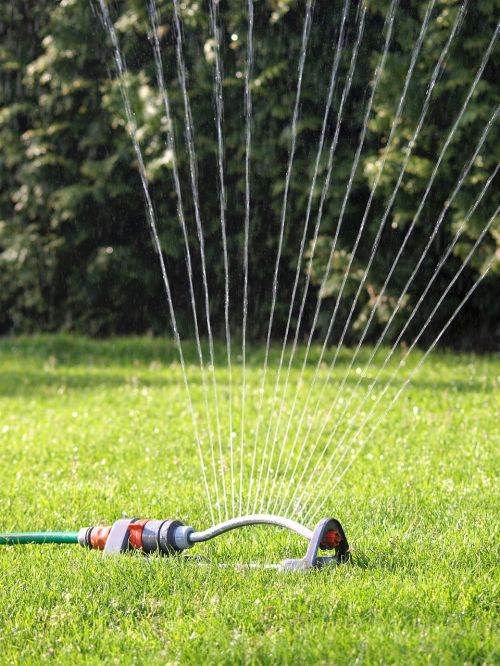 sprinkler water hose connection