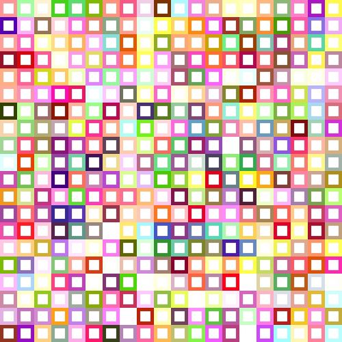 square background multicolored