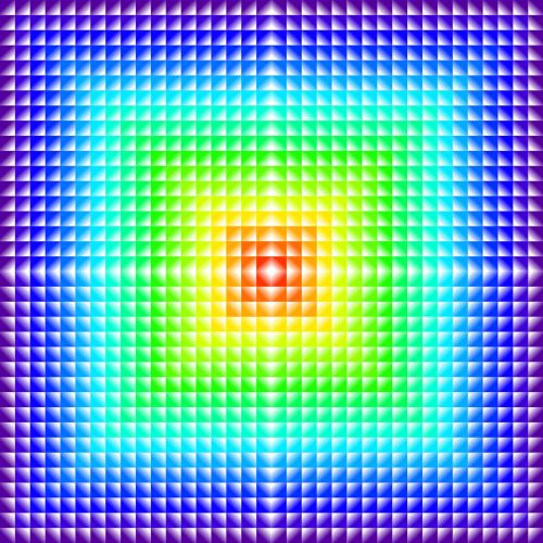 square rainbow pattern