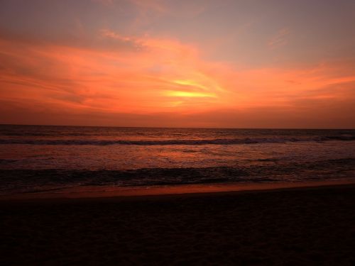 sri lanka sunset dusk