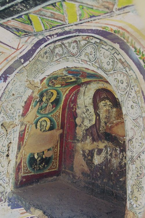 st catherine's monastery sinai fresco
