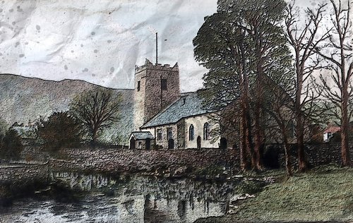 st oswald church grasmere  church  old