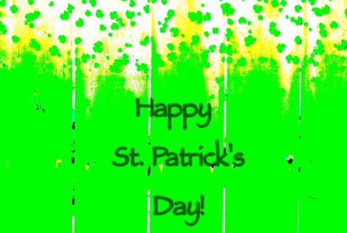 St. Patrick&#039;s Day Fence