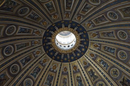 st peters basilica dome interior