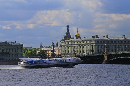 st petersburg city ​​on the neva russia