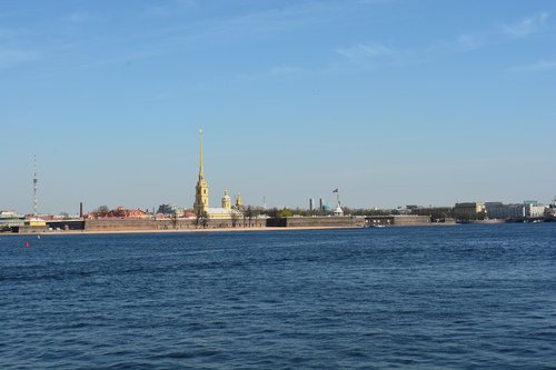 st petersburg russia  city  neva