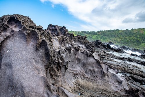 st vincent and the grenadines  volcano  volcanic flow