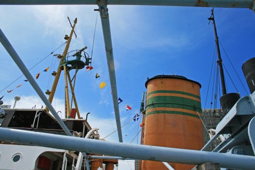 Stack And Crow&#039;s Nest On Old Tug