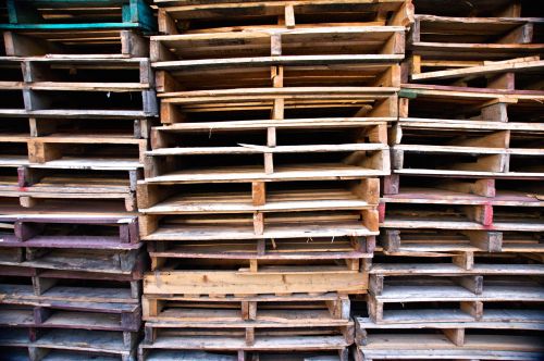 Stack Of Wooden Pallets
