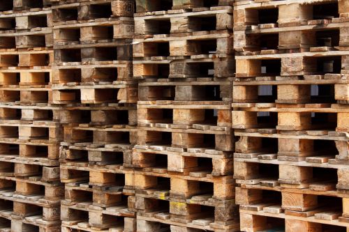 Stacked Pallets