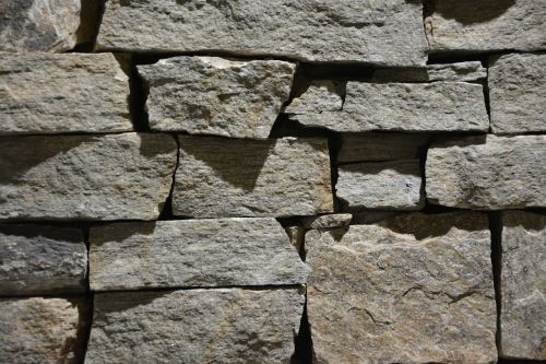stacked stone wall stones pretty stones