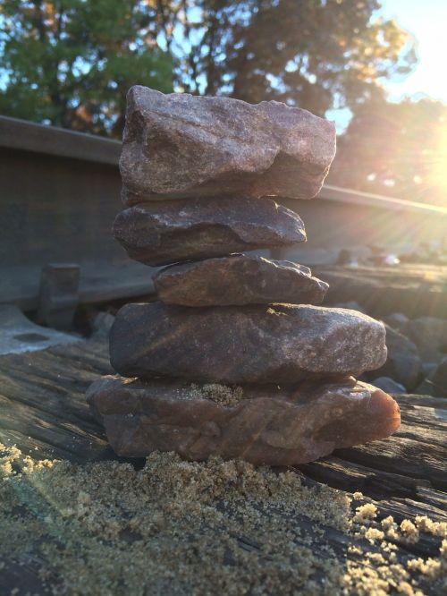 stacking stones rocks relaxation
