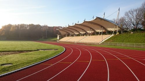 stadium tartan track oval track