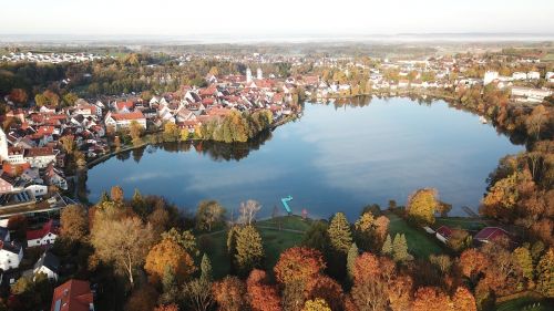 stadtsee autumn lake