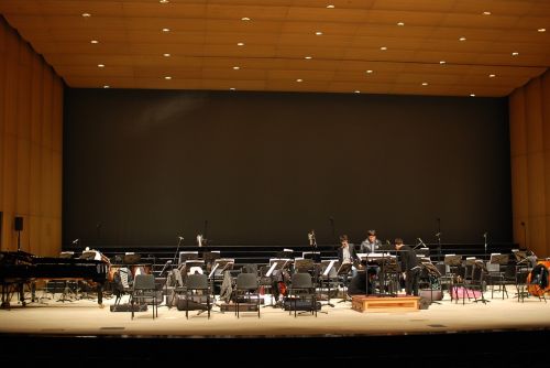stage rehearsal concert