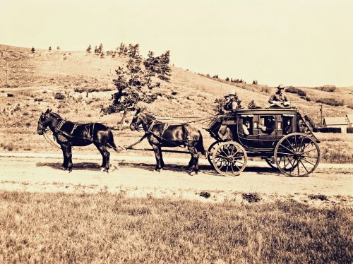 stagecoach horse cart western
