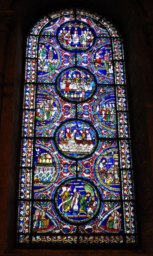 stained glass window