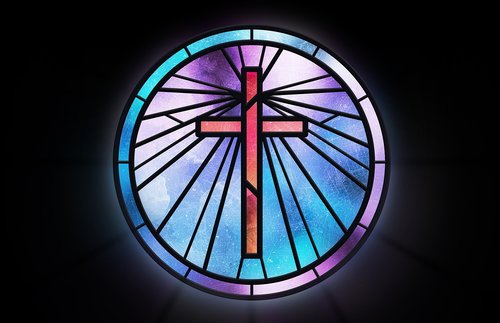 stained  glass  jesus