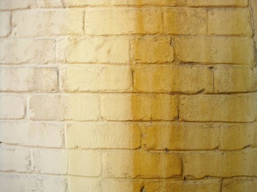 Stained Brick Wall